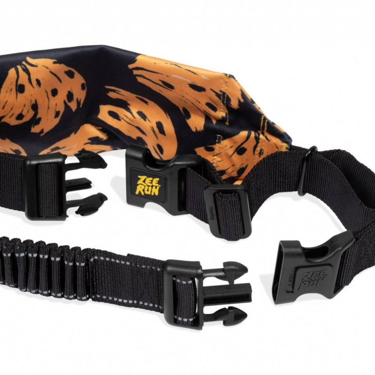 Zee.Dog Cintura da Running con aggancio per guinzaglio per Cani Farm Rio Bossa Banana Zee.Run Belt