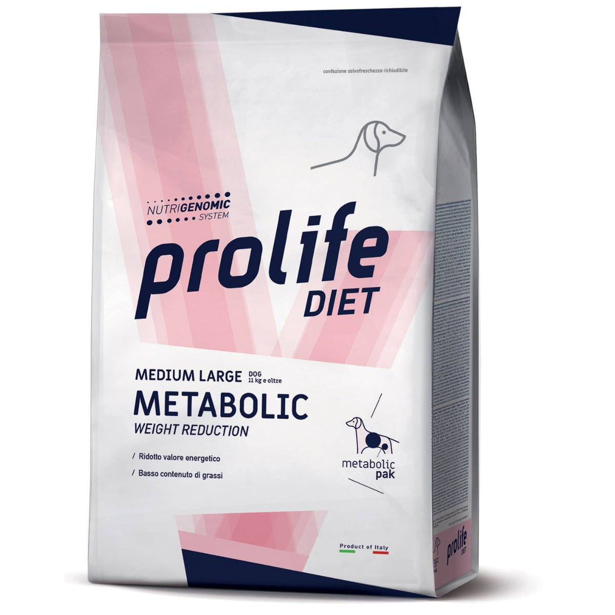 Prolife Diet Dog Metabolic Medium Large per Cani 8 Kg