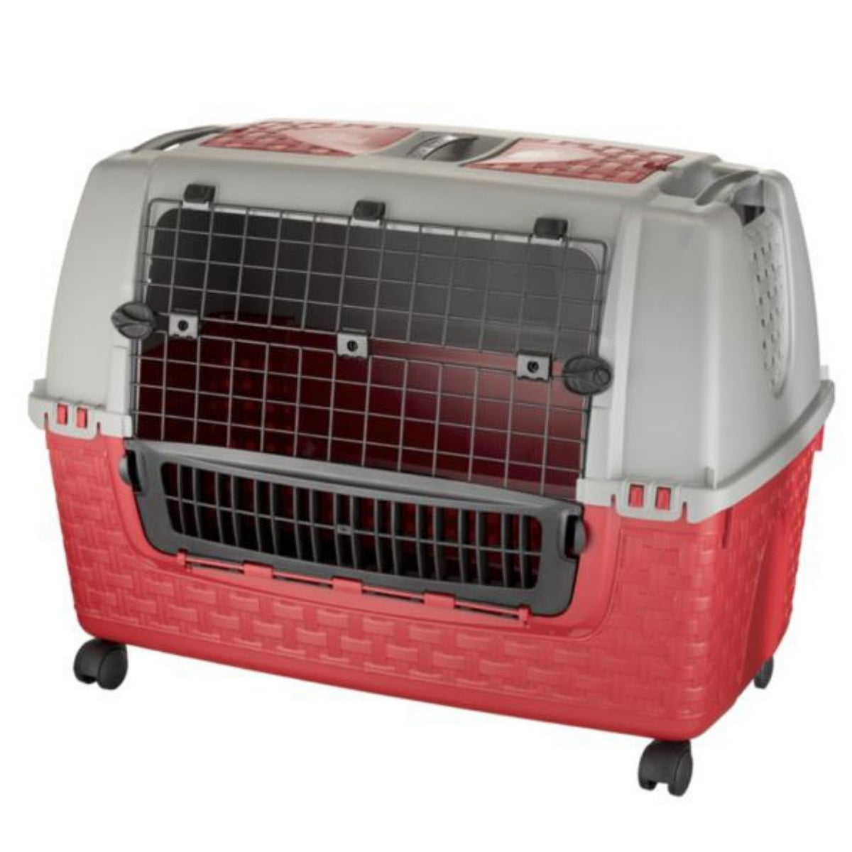 Bama Pet Trasportino Auto per Animali Easy Tour con Ruote Bordeaux